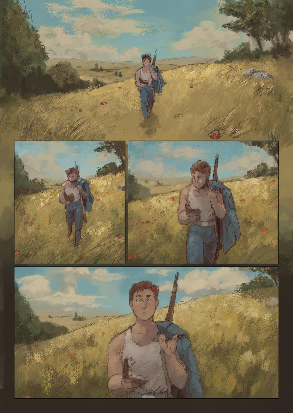 Sample Page 2 (Background Art and Color