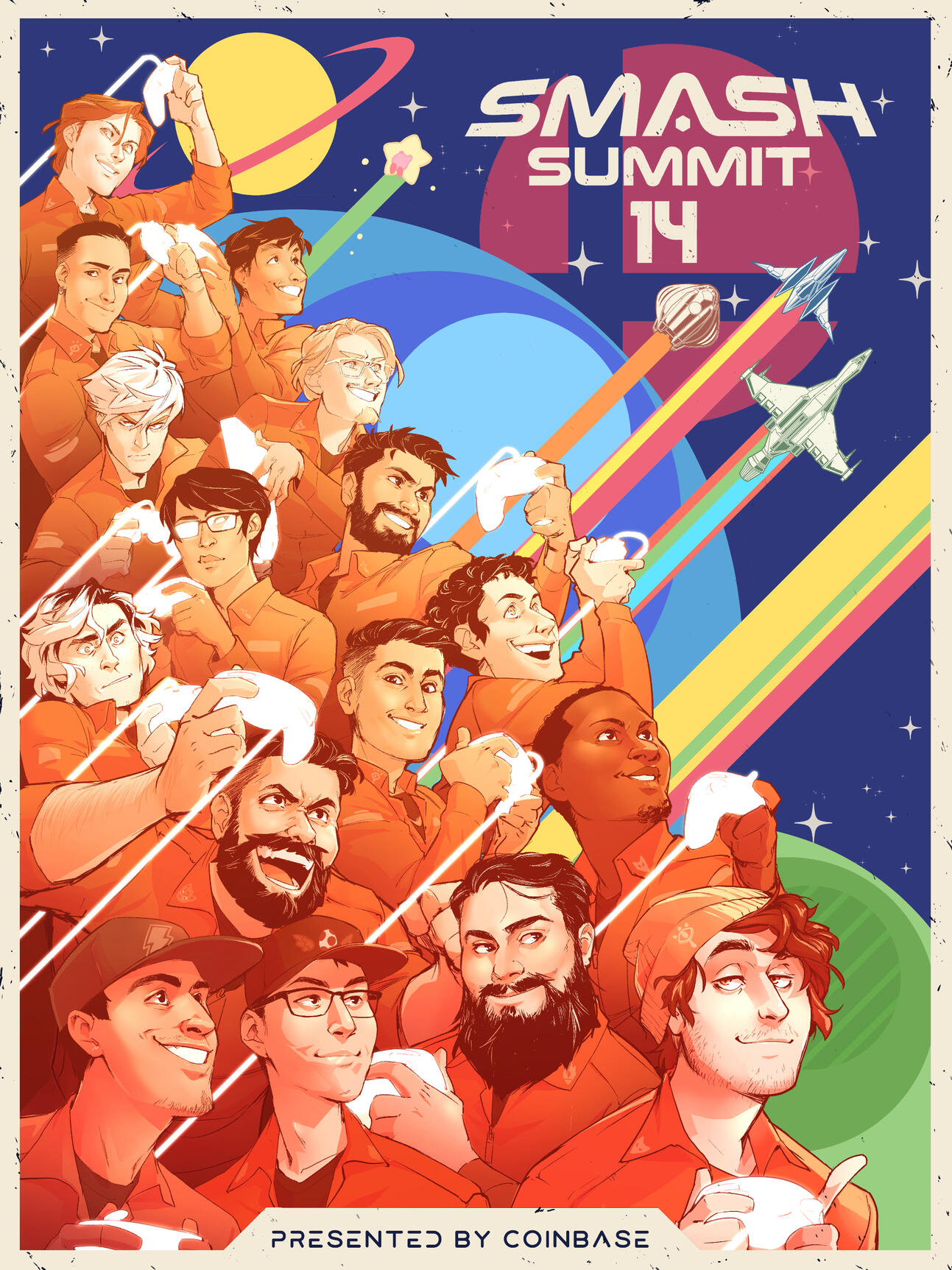 Smash Summit 14 Player Poster
